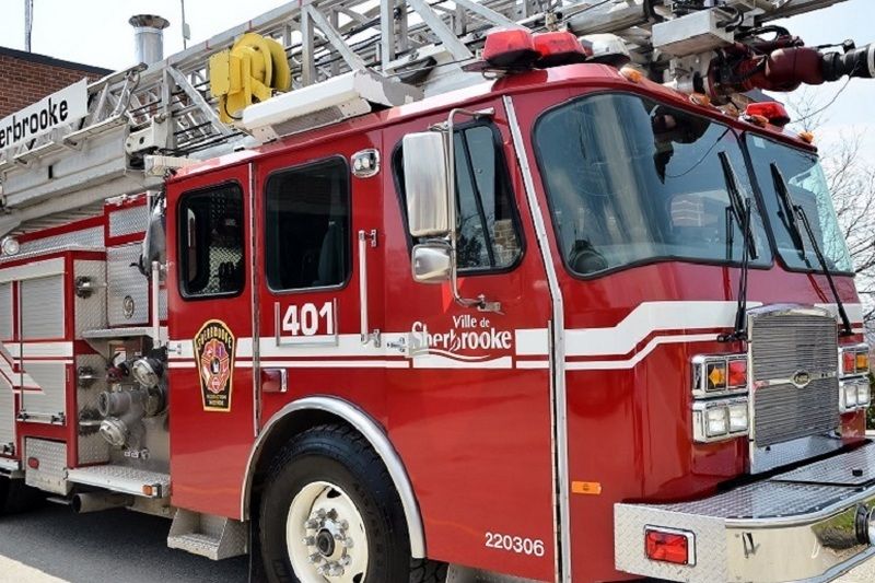 Sherbrooke : incendie près de la centrale Abénaquis
